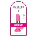 Różowe żylaste dildo gumowe z przyssawką 10,5 cm Różowe żylaste dildo gumowe z przyssawką 10,5 cm
