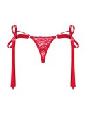 Stringi erotyczne czerwone sex kokarda lovlea l/xl Stringi erotyczne czerwone sex kokarda lovlea l/xl