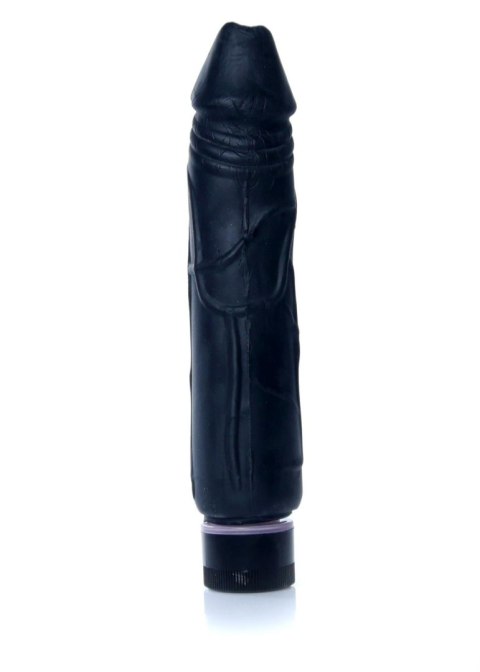 Wibrator czarny z cyberskóry naturalny penis Wibrator czarny z cyberskóry naturalny penis