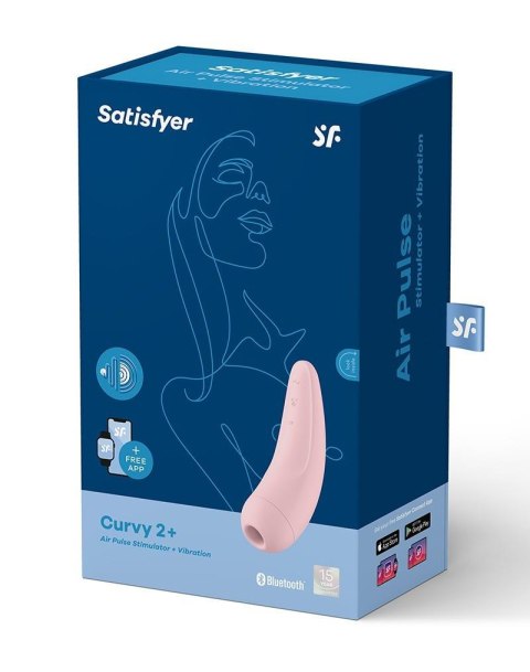 Wibrator dla par satisfyer curvy 2+ z aplikacją Wibrator dla par satisfyer curvy 2+ z aplikacją