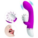 Wibrator królik oralny z obrotowym językiem erotyka Wibrator królik oralny z obrotowym językiem erotyka