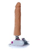 Wibrator z przyssawką pilotem realistyczny 26cm Wibrator z przyssawką pilotem realistyczny 26cm