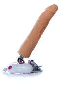 Wibrator z przyssawką pilotem realistyczny 26cm Wibrator z przyssawką pilotem realistyczny 26cm