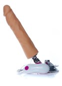 Wibrator z przyssawką pilotem realistyczny 26cm Wibrator z przyssawką pilotem realistyczny 26cm