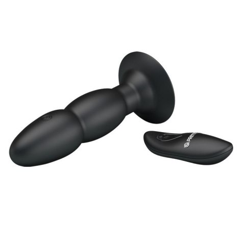 Wibrujący korek analny z przyssawką pilotem 14cm Wibrujący korek analny z przyssawką pilotem 14cm