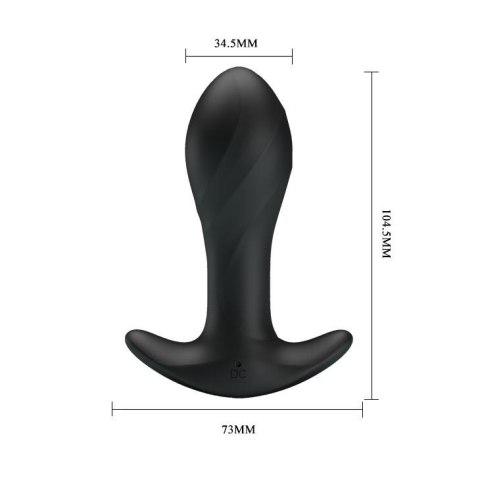 Zatyczka analna z wibracjami korek 10cm 12trybów Zatyczka analna z wibracjami korek 10cm 12trybów