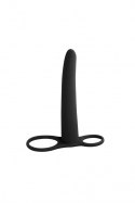 Dildo nakładka na penisa podwójna penetracja 16cm Dildo nakładka na penisa podwójna penetracja 16cm