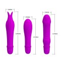 Mini silikonowy wibrator różne kolory 10 funkcji Mini silikonowy wibrator różne kolory 10 funkcji