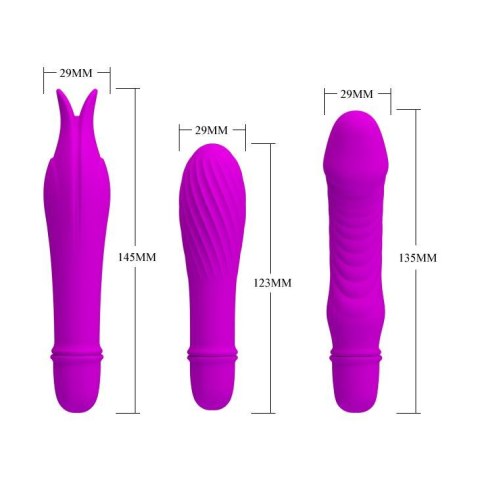 Mini silikonowy wibrator różne kolory 10 funkcji Mini silikonowy wibrator różne kolory 10 funkcji