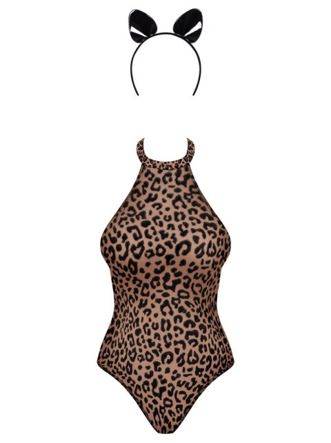 Erotyczne body cętki panterka opaska leocatia l/xl Erotyczne body cętki panterka opaska leocatia l/xl