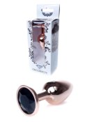 Korek analny ozdobny z kryształkiem metalowy 7cm Korek analny ozdobny z kryształkiem metalowy 7cm