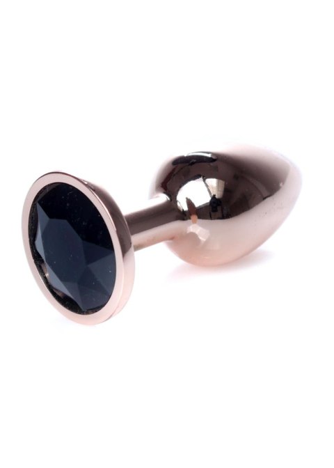 Korek analny ozdobny z kryształkiem metalowy 7cm Korek analny ozdobny z kryształkiem metalowy 7cm