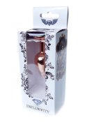Korek analny ozdobny z kryształkiem metalowy 7cm Korek analny ozdobny z kryształkiem metalowy 7cm