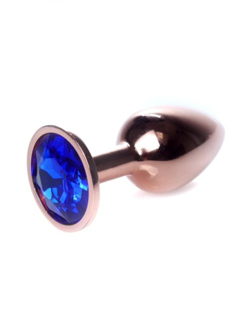 Korek analny ozdobny z kryształkiem metalowy 7cm Korek analny ozdobny z kryształkiem metalowy 7cm
