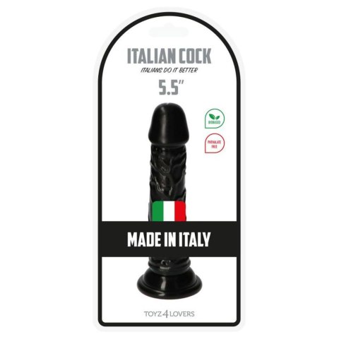 Realistyczne żylaste czarne dildo z przyssawką Realistyczne żylaste czarne dildo z przyssawką