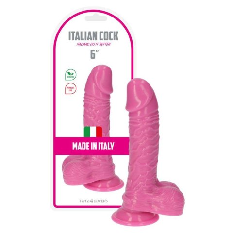 Różowe żylaste dildo gumowe z przyssawką 14,5 cm Różowe żylaste dildo gumowe z przyssawką 14,5 cm