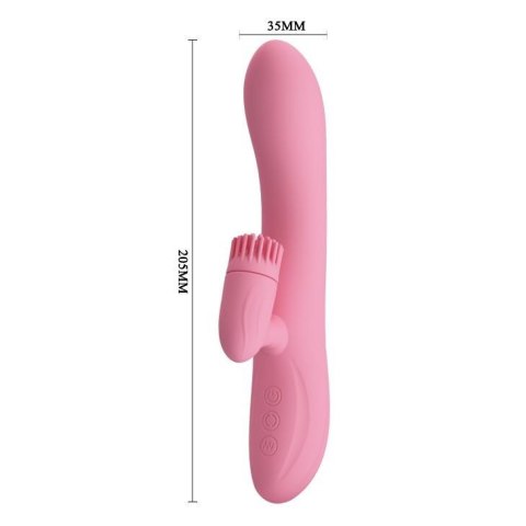 Wibrator króliczek z masażerem rotacją 20cm 7 tryb Wibrator króliczek z masażerem rotacją 20cm 7 tryb