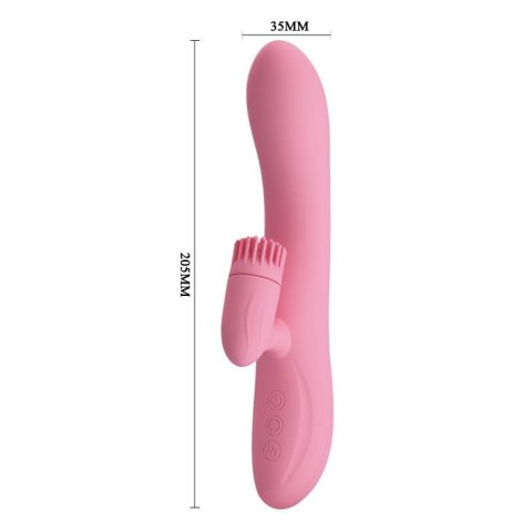 Wibrator króliczek z masażerem rotacją 20cm 7 tryb Wibrator króliczek z masażerem rotacją 20cm 7 tryb