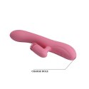 Wibrator króliczek z masażerem rotacją 20cm 7 tryb Wibrator króliczek z masażerem rotacją 20cm 7 tryb