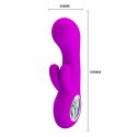 Wibrator króliczek z masażerem sex 15cm 7 trybów Wibrator króliczek z masażerem sex 15cm 7 trybów