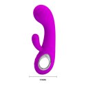 Wibrator króliczek z masażerem sex 15cm 7 trybów Wibrator króliczek z masażerem sex 15cm 7 trybów