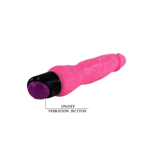 Wibrator różowy penis realistyczny naturalny 24cm Wibrator różowy penis realistyczny naturalny 24cm