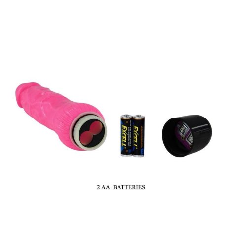 Wibrator różowy penis realistyczny naturalny 24cm Wibrator różowy penis realistyczny naturalny 24cm