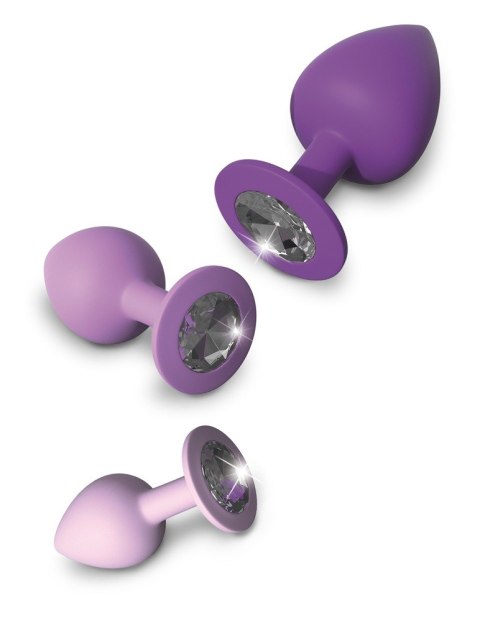 Zestaw wtyczek analnych korki z brylantami plug Zestaw wtyczek analnych korki z brylantami plug