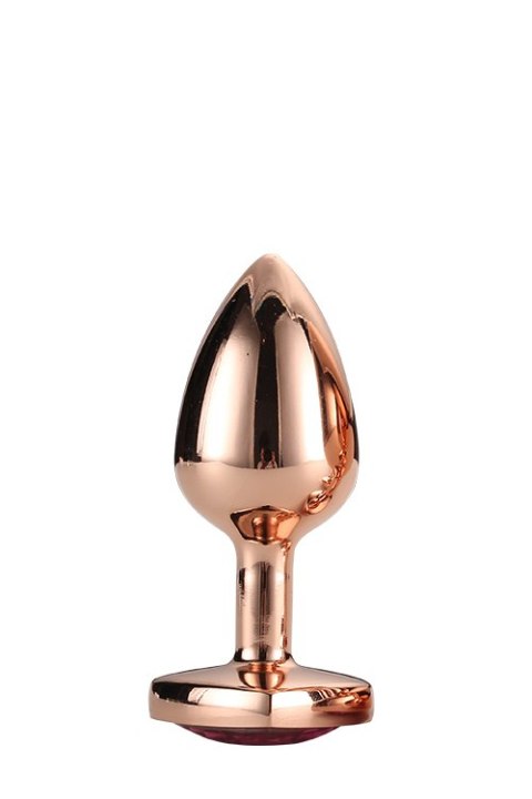 Złoty korek analny zatyczka z diamentem plug 7 cm Złoty korek analny zatyczka z diamentem plug 7 cm