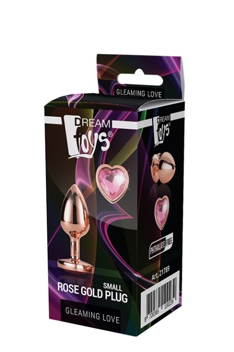 Złoty korek analny zatyczka z diamentem plug 7 cm Złoty korek analny zatyczka z diamentem plug 7 cm