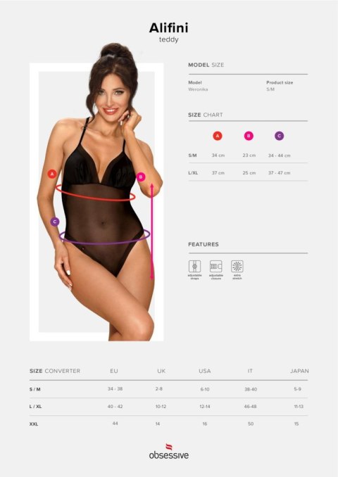 Erotyczne czarne body z siateczki sex alifini s/m Erotyczne czarne body z siateczki sex alifini s/m
