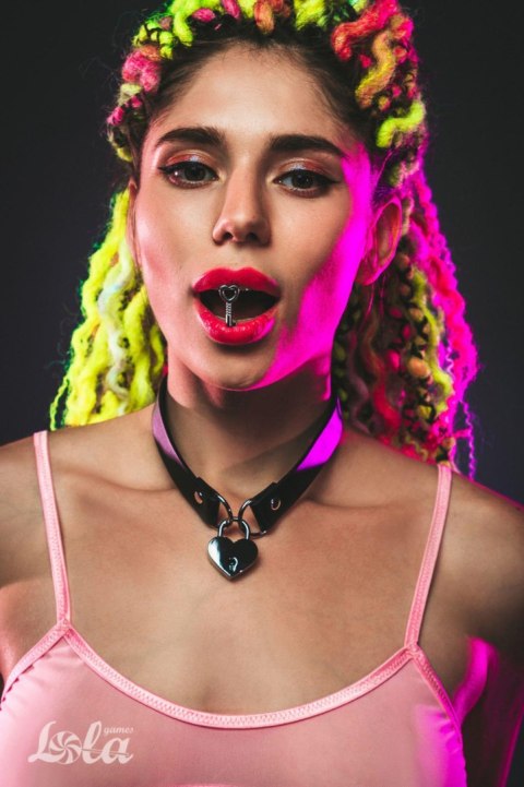 Obroża z kłódką dla niewolnicy bondage sex bdsm Obroża z kłódką dla niewolnicy bondage sex bdsm