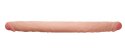 Podwójny penis dildo lesbijskie wyginane sex 47cm