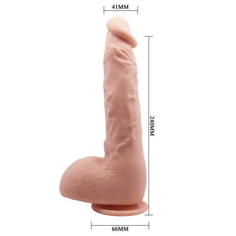 Elastyczne realistyczne dildo 24 cm żylaste skóra Elastyczne realistyczne dildo 24 cm żylaste skóra