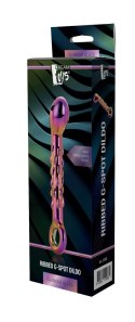 GLAMOUR GLASS RIBBED G-SPOT DILDO GLAMOUR GLASS RIBBED G-SPOT DILDO