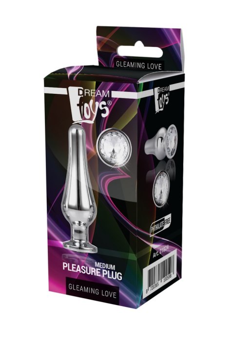 GLEAMING LOVE SILVER PLEASURE PLUG M GLEAMING LOVE SILVER PLEASURE PLUG M