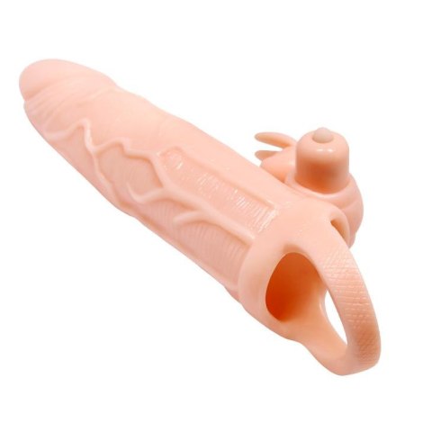 Wibrująca przedłużka penisa nakładka +5cm 10trybów Wibrująca przedłużka penisa nakładka +5cm 10trybów