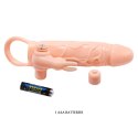 Wibrująca przedłużka penisa nakładka +5cm 10trybów Wibrująca przedłużka penisa nakładka +5cm 10trybów