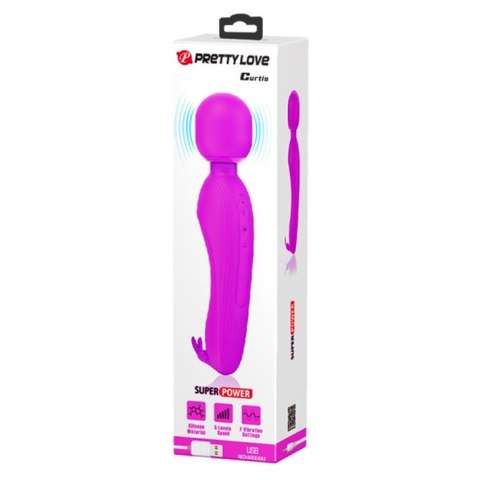 Wibrujący masażer łechtaczki różdżka 7trybów 23cm Wibrujący masażer łechtaczki różdżka 7trybów 23cm
