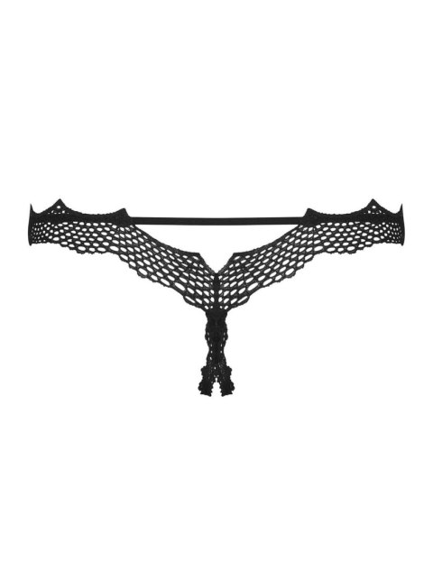 Bielizna-Bravelle stringi otwarte czarne S/M Bielizna-Bravelle stringi otwarte czarne S/M