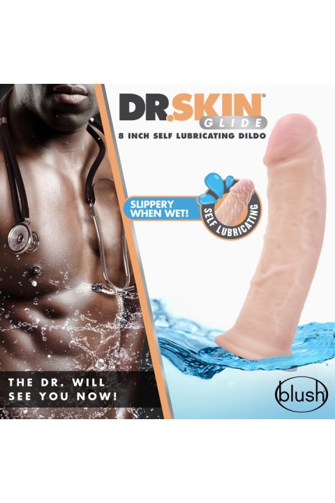 DR. SKIN 8INCH SELF LUBRICATING DILDO DR. SKIN 8INCH SELF LUBRICATING DILDO