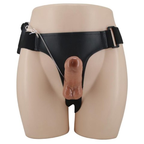 Podwójne dildo wibrator uprząż strapon sex 16cm Podwójne dildo wibrator uprząż strapon sex 16cm