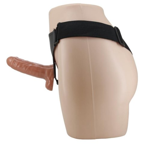 Podwójne dildo wibrator uprząż strapon sex 16cm Podwójne dildo wibrator uprząż strapon sex 16cm