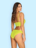 Komplet bielizny top figi - obsessive neonia s/m