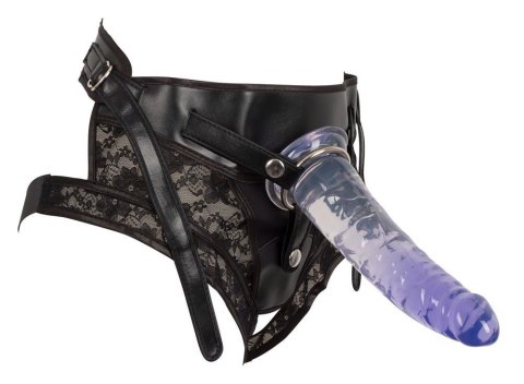 Strap-on na szelkach w zestawie dwa gumowe dildo Strap-on na szelkach w zestawie dwa gumowe dildo