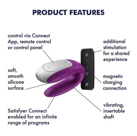 Wibrator dla par satisfyer double fun aplikacja Wibrator dla par satisfyer double fun aplikacja