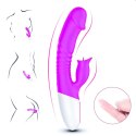 Wibrator króliczek podgrzewany sex 7 trybów 23cm Wibrator króliczek podgrzewany sex 7 trybów 23cm