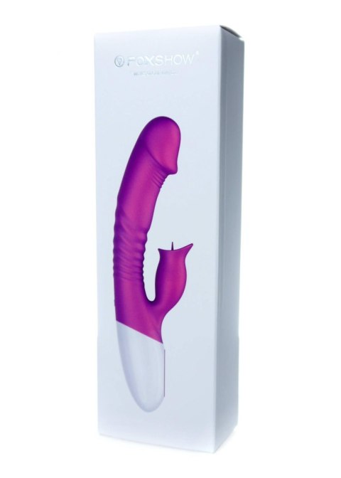 Wibrator króliczek podgrzewany sex 7 trybów 23cm Wibrator króliczek podgrzewany sex 7 trybów 23cm