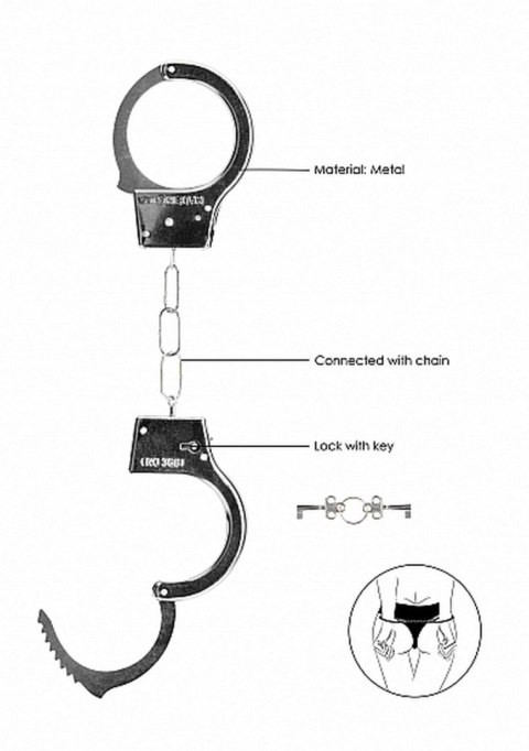 Kajdanki erotyczne metalowe klasyczne unisex bdsm Kajdanki erotyczne metalowe klasyczne unisex bdsm