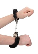 Kajdanki erotyczne z futerkiem czarne BDSM sex Kajdanki erotyczne z futerkiem czarne BDSM sex
